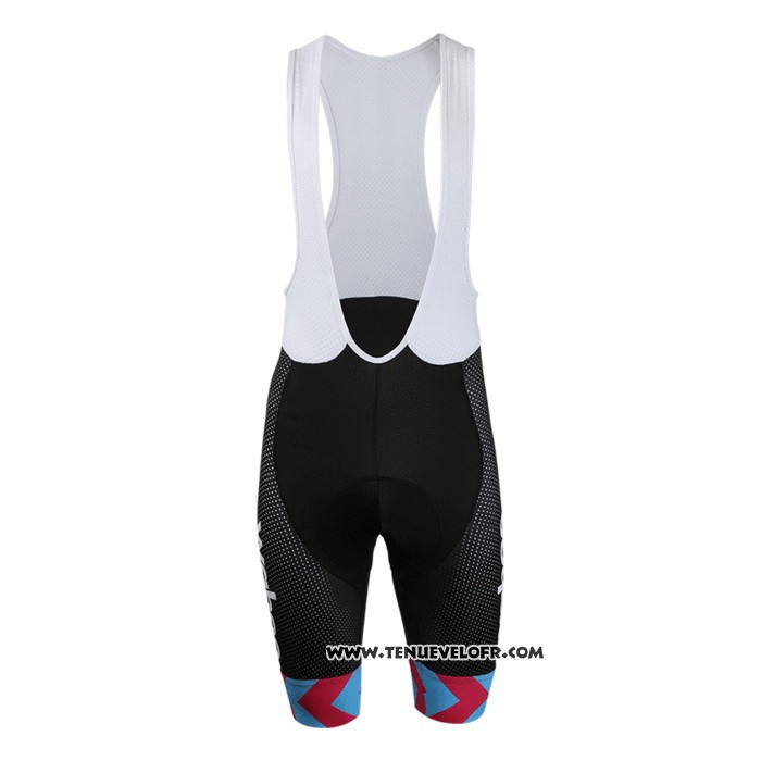 2020 Maillot Ciclismo Le Col Azur Rose Manches Courtes et Cuissard